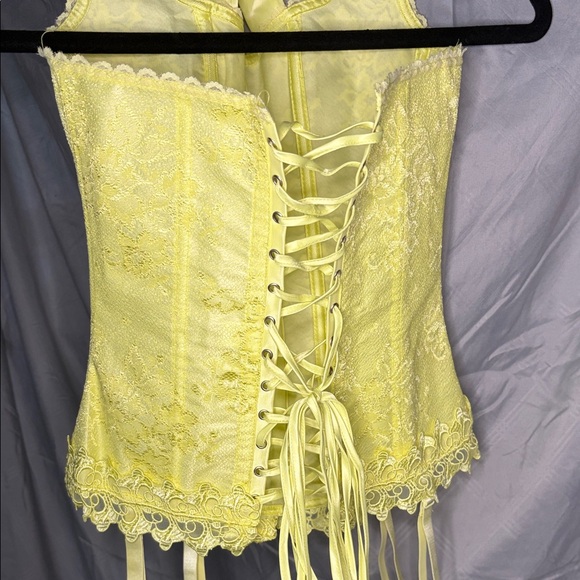 Frederick's of Hollywood Yellow Lace Camisole - Picture 4 of 7